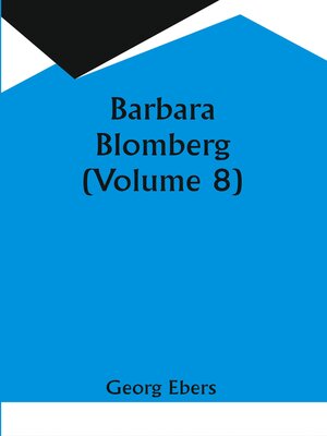 cover image of Barbara Blomberg, Volume 8
